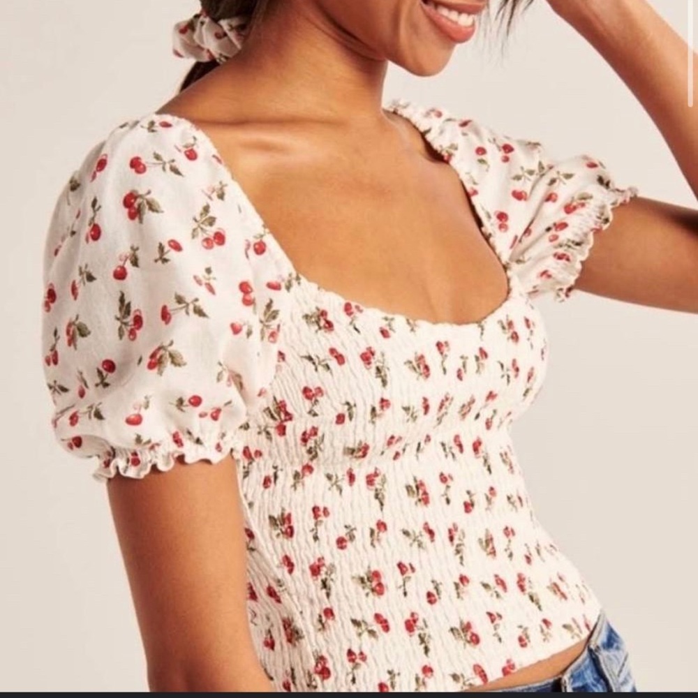 cherry blouse